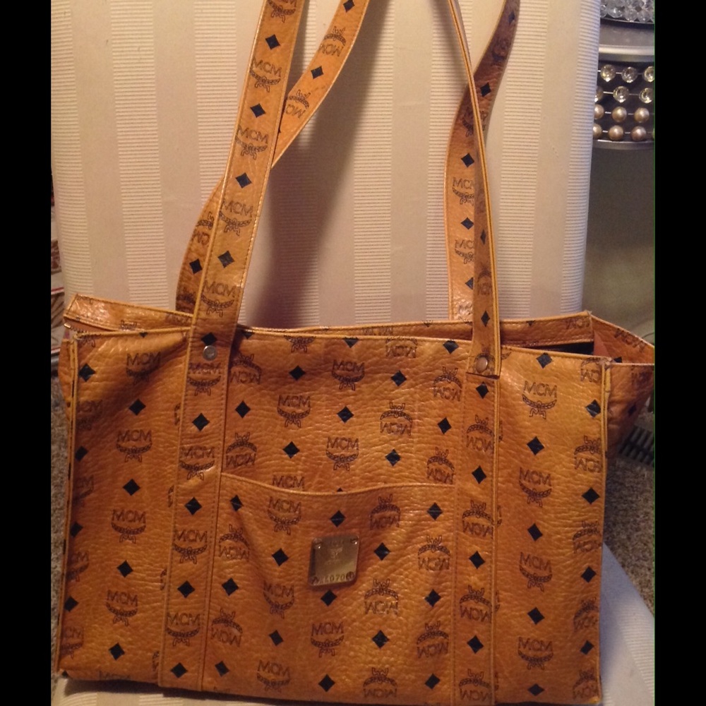 MCM authentic, vintage large tote